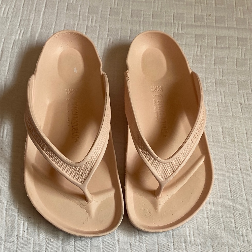 BIRKENSTOCK  Women's Peach-Tone EVA Flip Flop Sandals